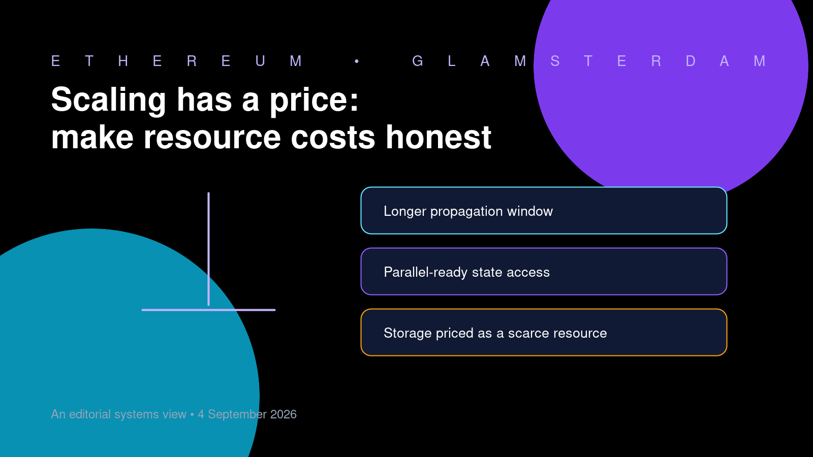 Abstract Ethereum network balancing throughput and durable state