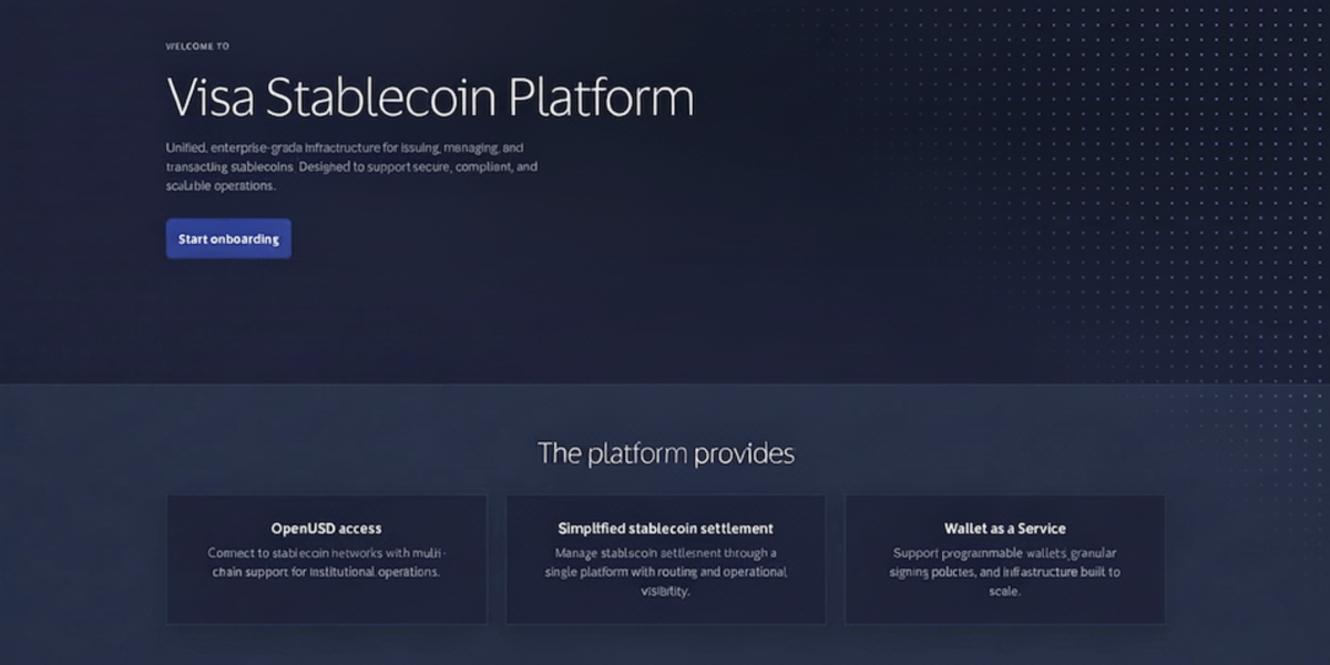 Exclusive: Visa launches new platform to provide stablecoin services to more than 200 million merchants | Fortune