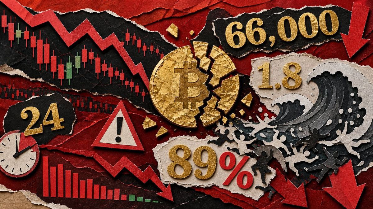 Bitcoin Crash Below $66K June 2026 | $1.8B Liquidations US-Iran Strike